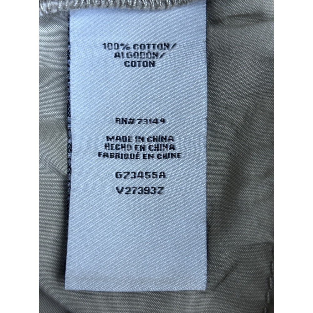 BBJ Los Angeles Cargo Pants L Khaki Utility Jogger Hem Streetwear Y2K - Picture 8 of 8